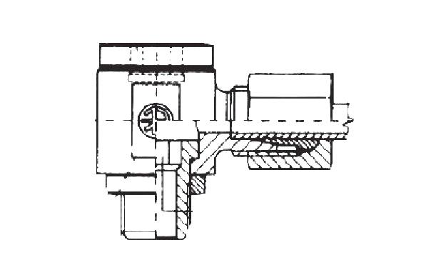 Cot 90° articulat nestrangulat