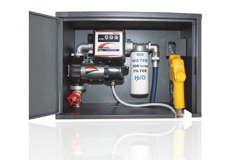 POMPA MOTORINA 24V 80L/MIN DEBITMETRU M - SECURITY BOX