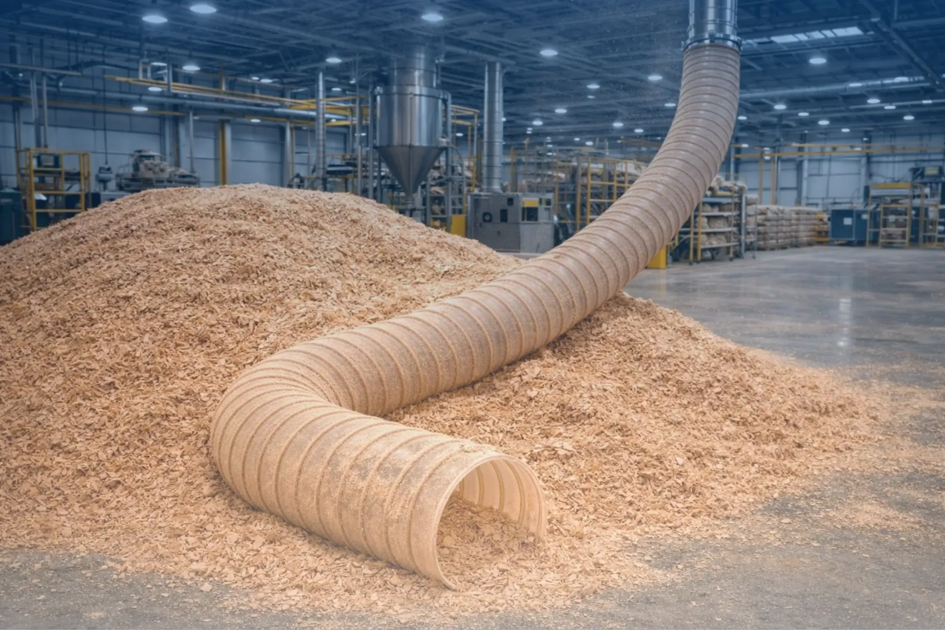 Furtunul PURFLEX – soluția eficientă pentru aplicații de exhaustare în medii industriale